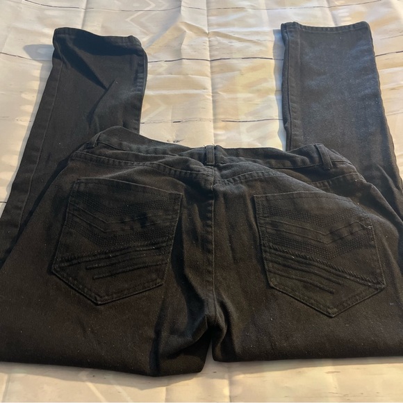 Black Trestles Supply Co Jeans with Embroidery on Back Pockets, Size 36 - Picture 10 of 10